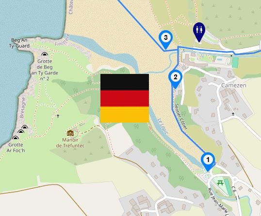 Parcours en allemand (cliquer pour ouvrir la visite)
